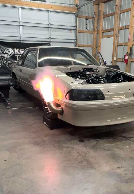 A build in the shop bay at Kessel's Tuning